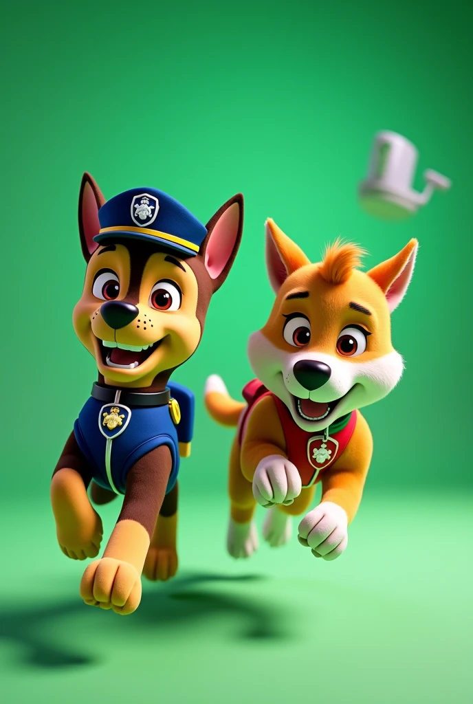 Chase pomni paw patrol skibidi toilet green screen 