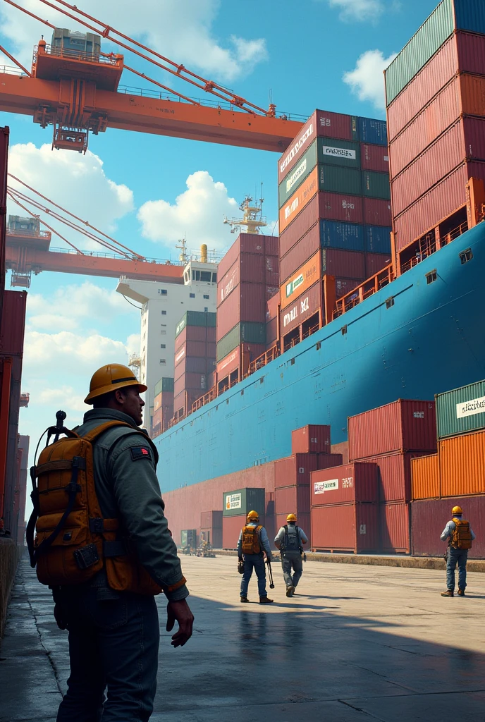 Create an image of an export trip