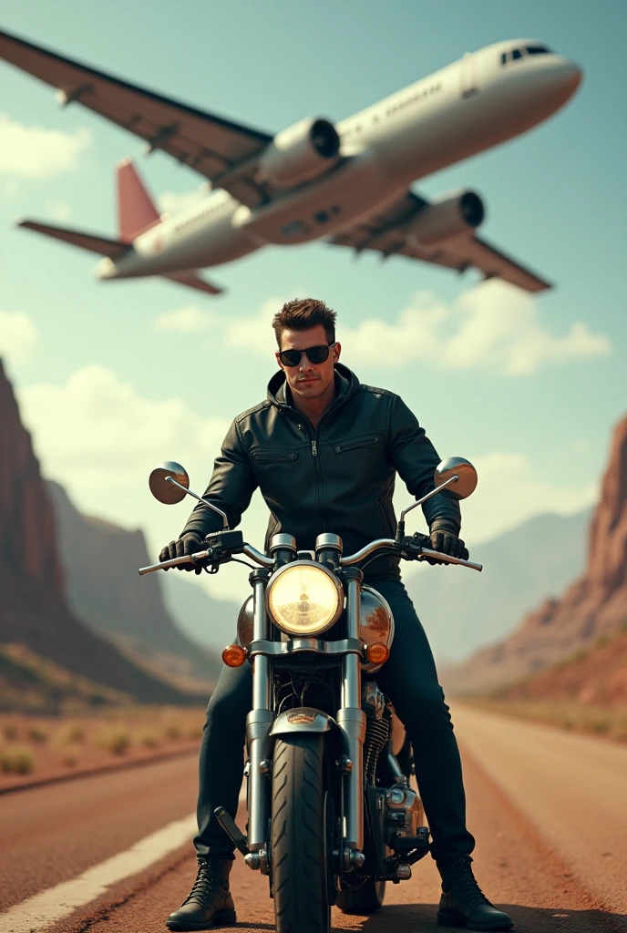 Passion for motorcycles and airplanes