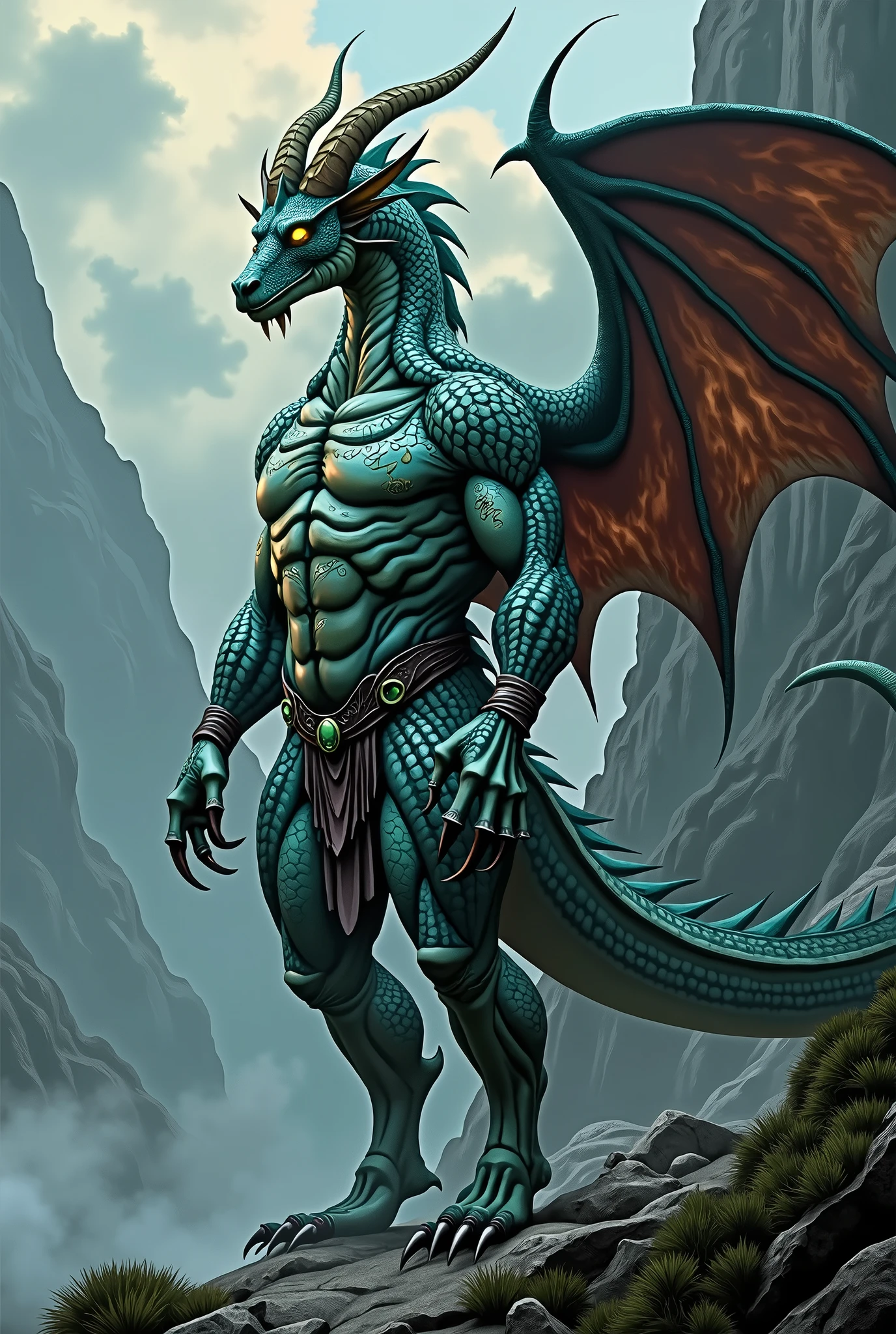 Dragon humanoid