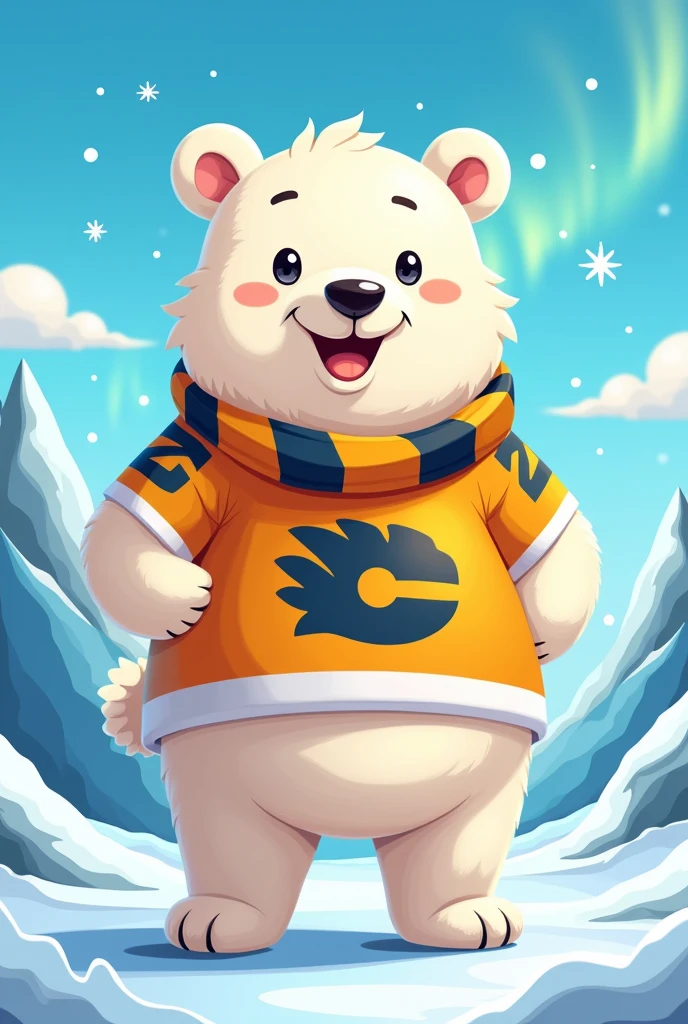 Create a Polar Bear Mascot Picture
