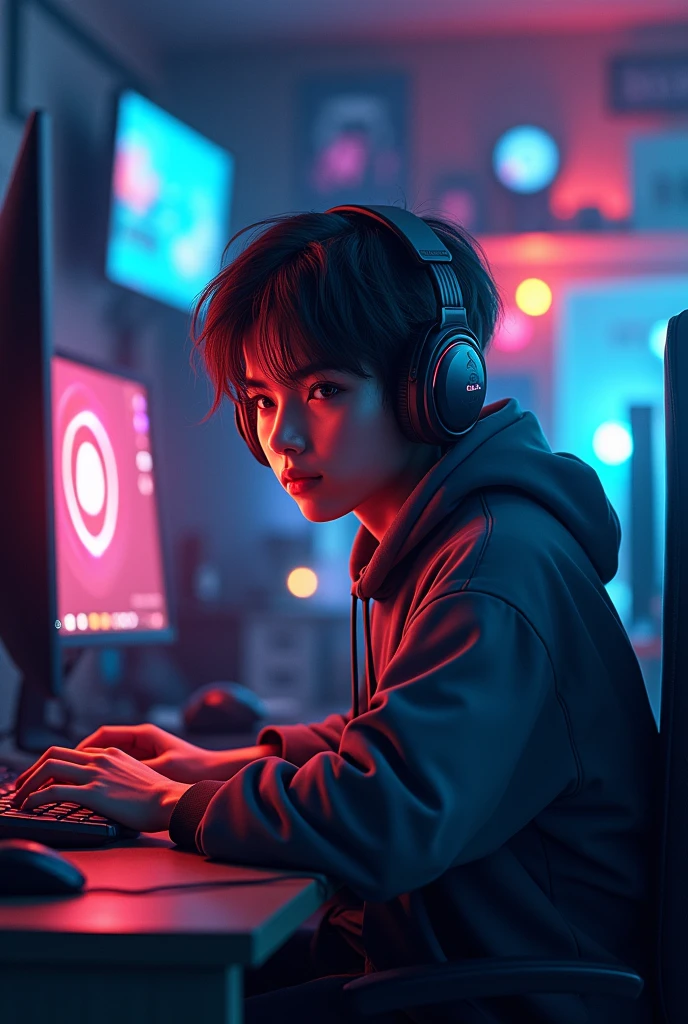 Creat a character name as setkrack his a gamer