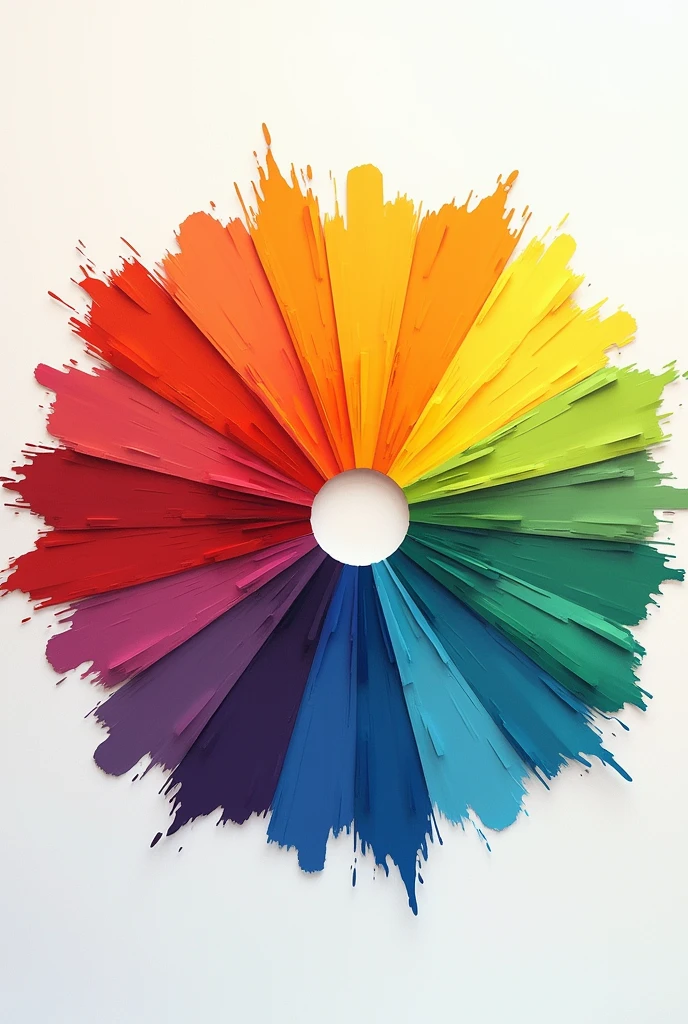 Simple but creative color wheel
