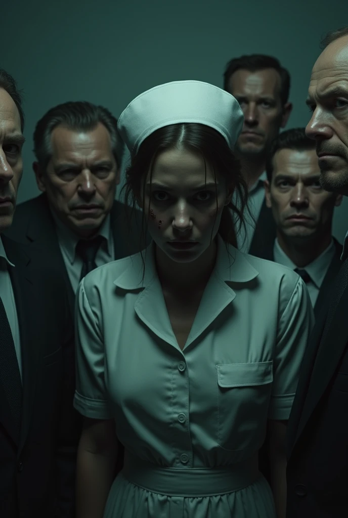 Depressed nurse abused by the group of men