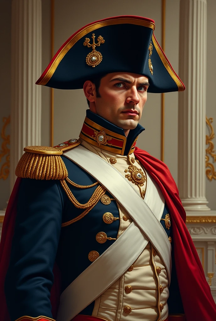 make a featured image with the podcast theme about napoleon bonaparte