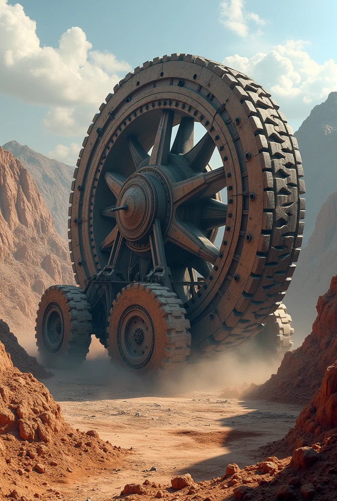 Bucket wheel excavator for diamond mining　Crunchy picking！