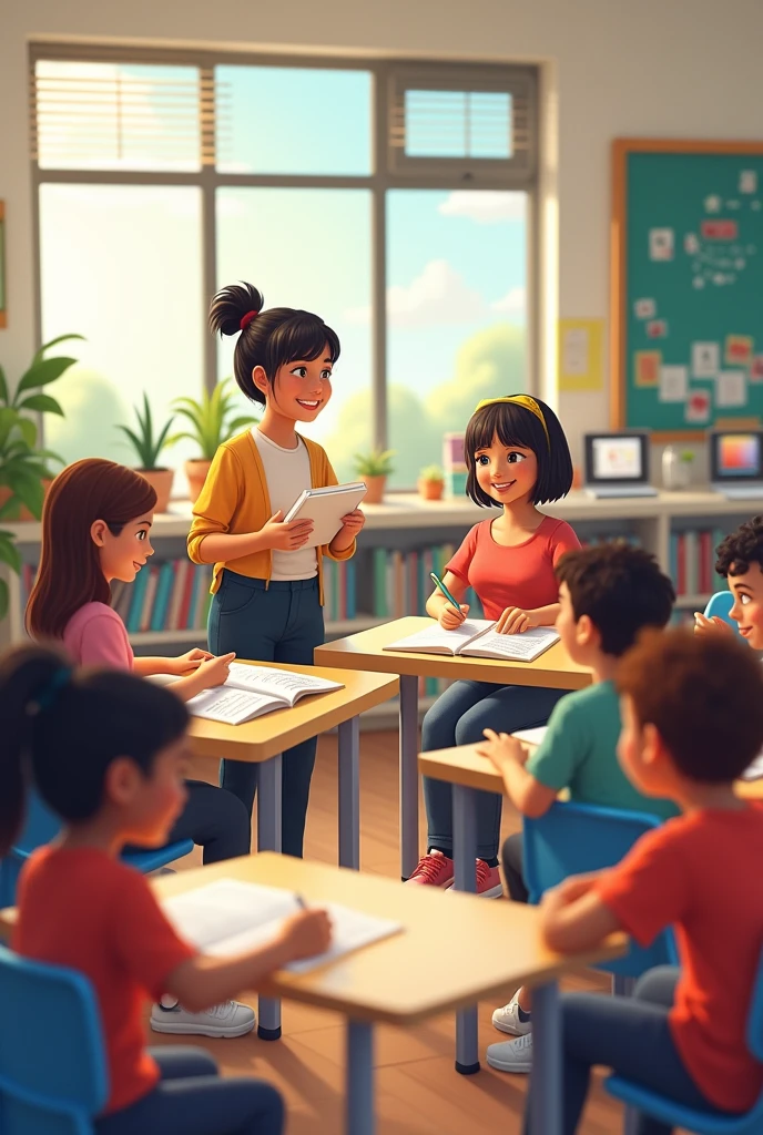A class of students who have learning 

