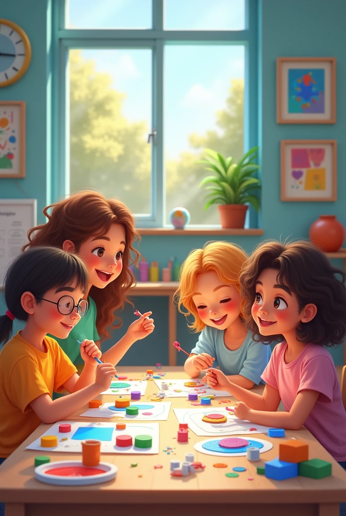 An image about a school crafts advertisement