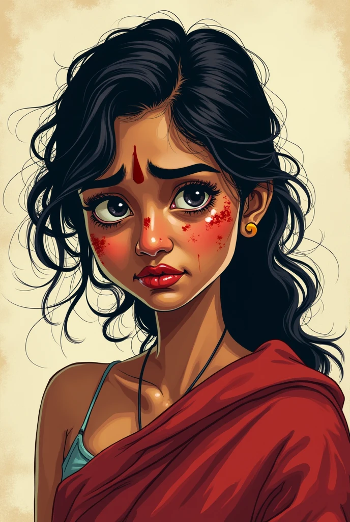 Abused women indian 23 , 2 cartoon