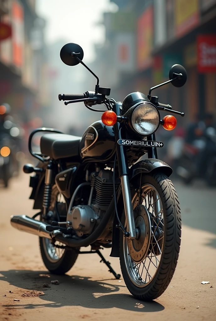 Black honda CD 70 pakistani version