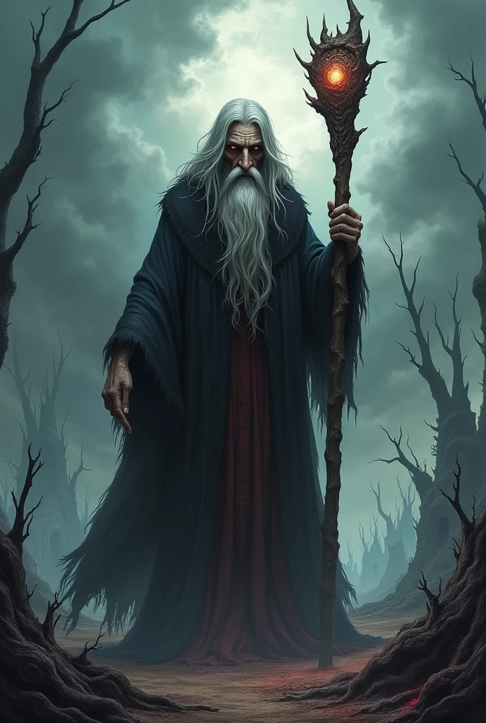 
evil wizard emomancer, old man
