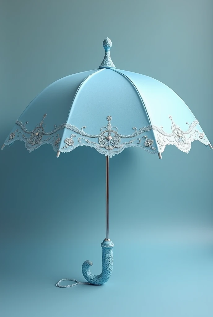 Light blue princess umbrella