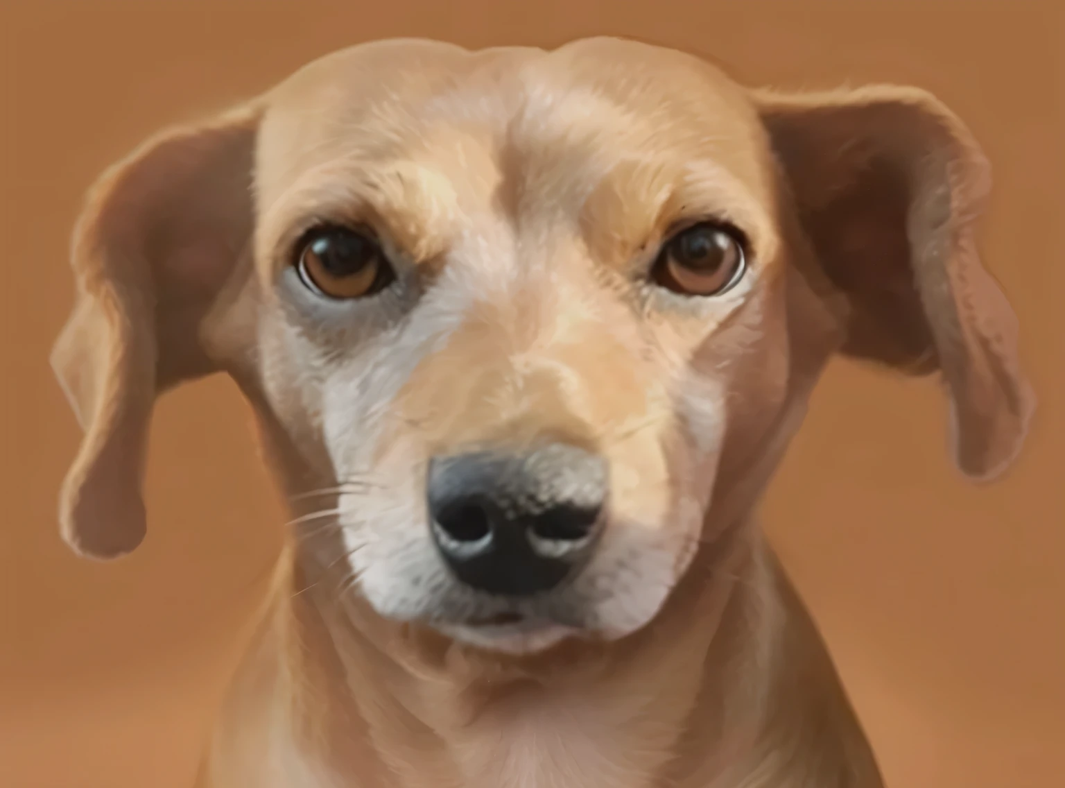 a very cute furry dog, hairs drawn like cartoon, perfectly drawn eyes, eyes like a cartoon drawing, beautiful eyes, perfect eyes, she is very happy, she is smiling, the image is very detailed