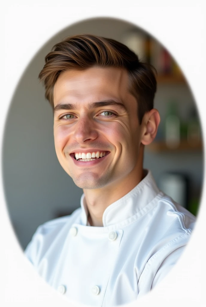Round profile pic for culinary student boy
