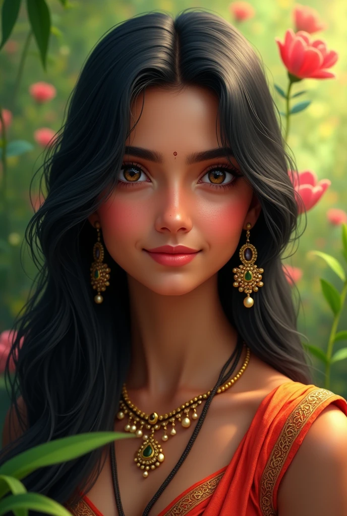 Genrate a images Indian girl