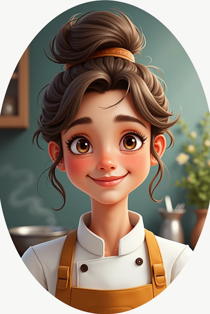 Round profile pic for culinary student art