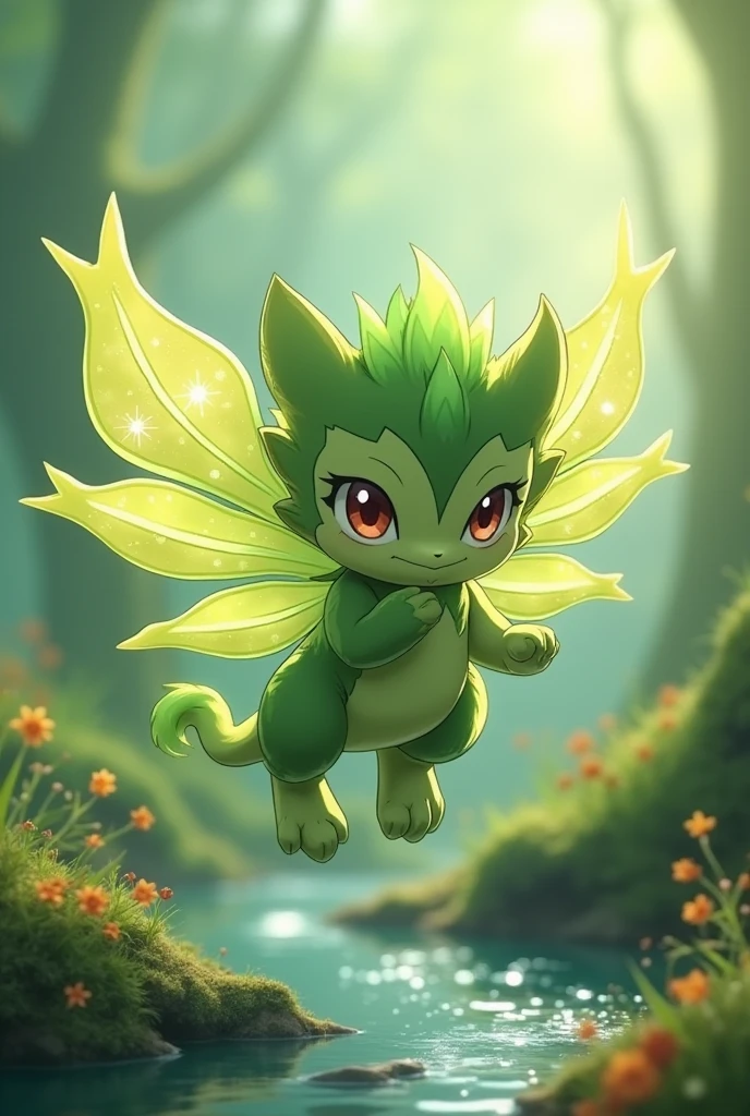 create a random pokemon like grass and fairy