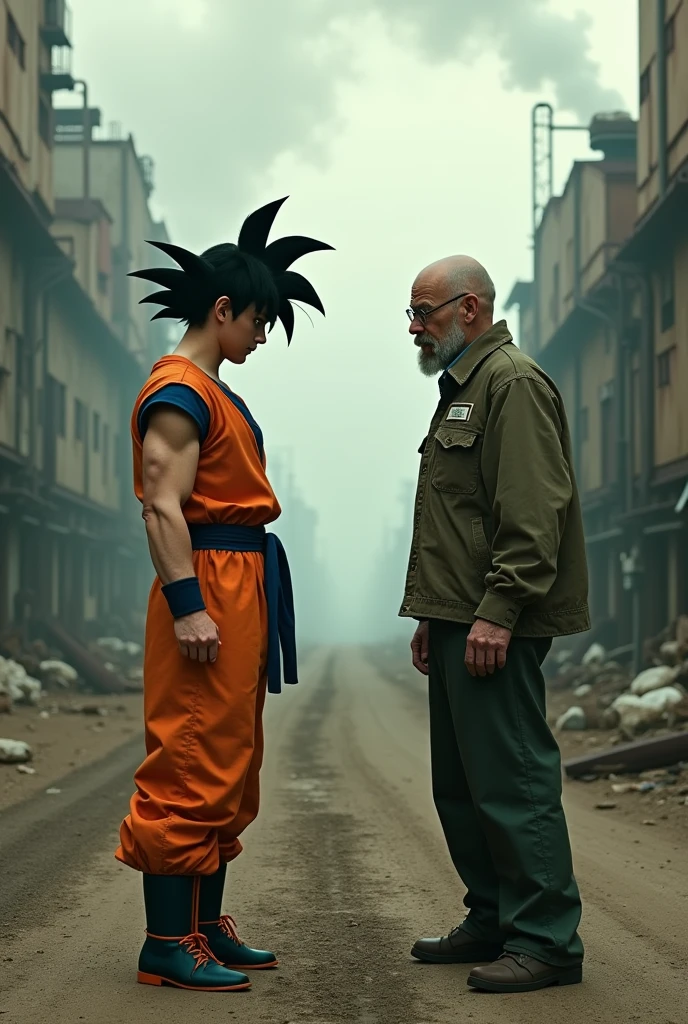 son goku from dragon ball vs walter white from breaking bad realist