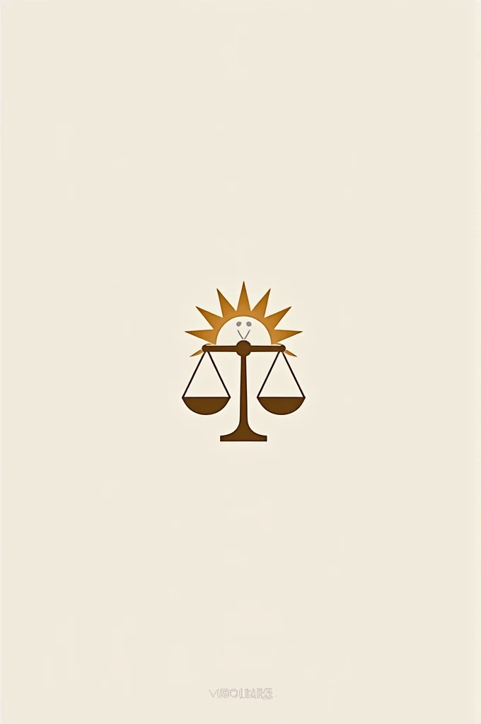 Make more professional and minimal logo of Libra Health Care which is a medical equipment dealing company,where the logo should be of libra sunshine and also make the logo trending and good looking. Make the logo front facing. Also change the colour theme.