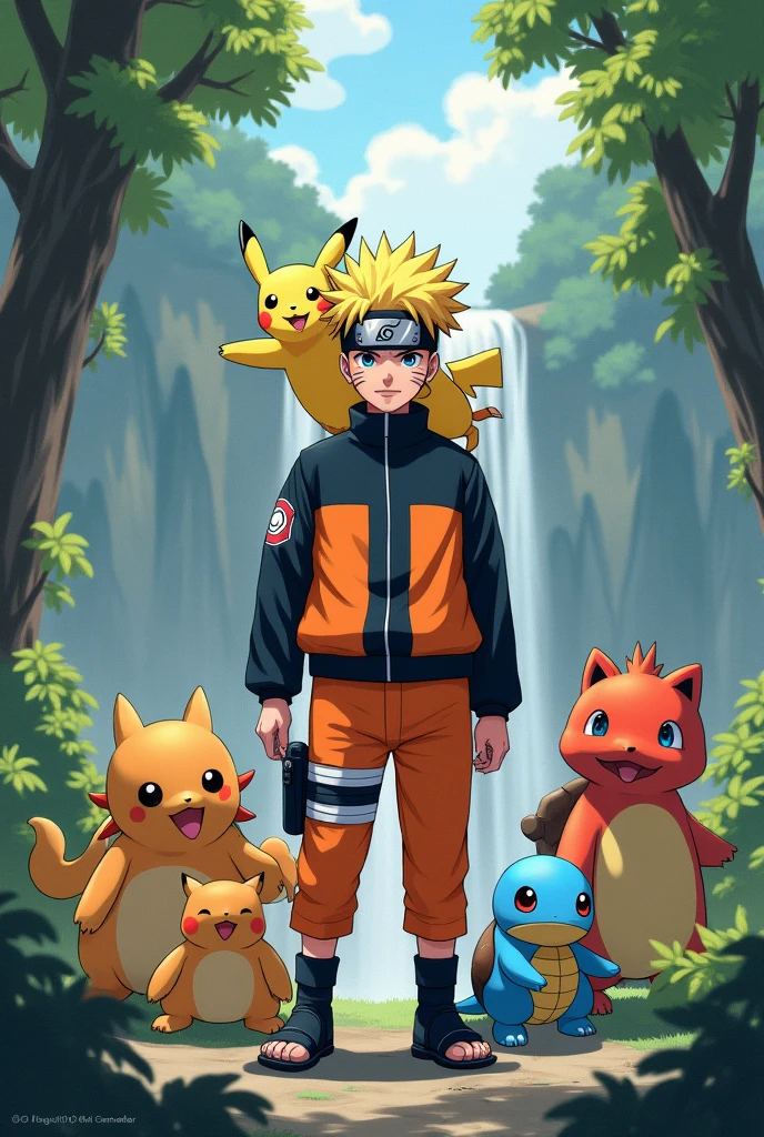 Naruto with Pokemon