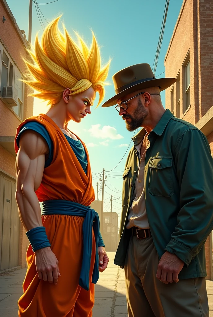 son goku super sayan from dragon ball vs walter white from breaking bad realist