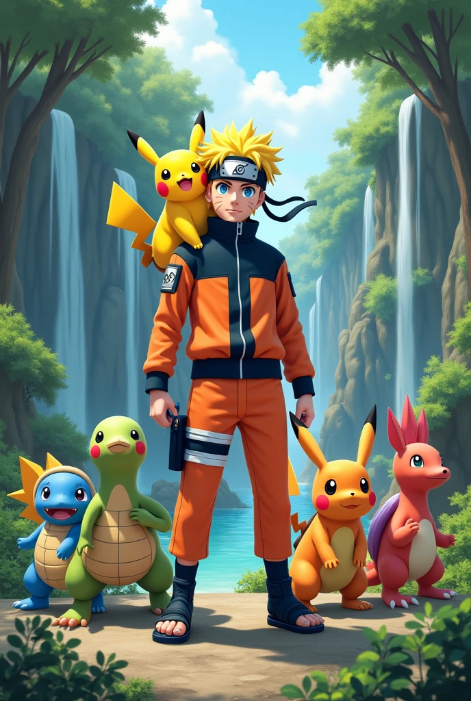 Naruto with Pokemon