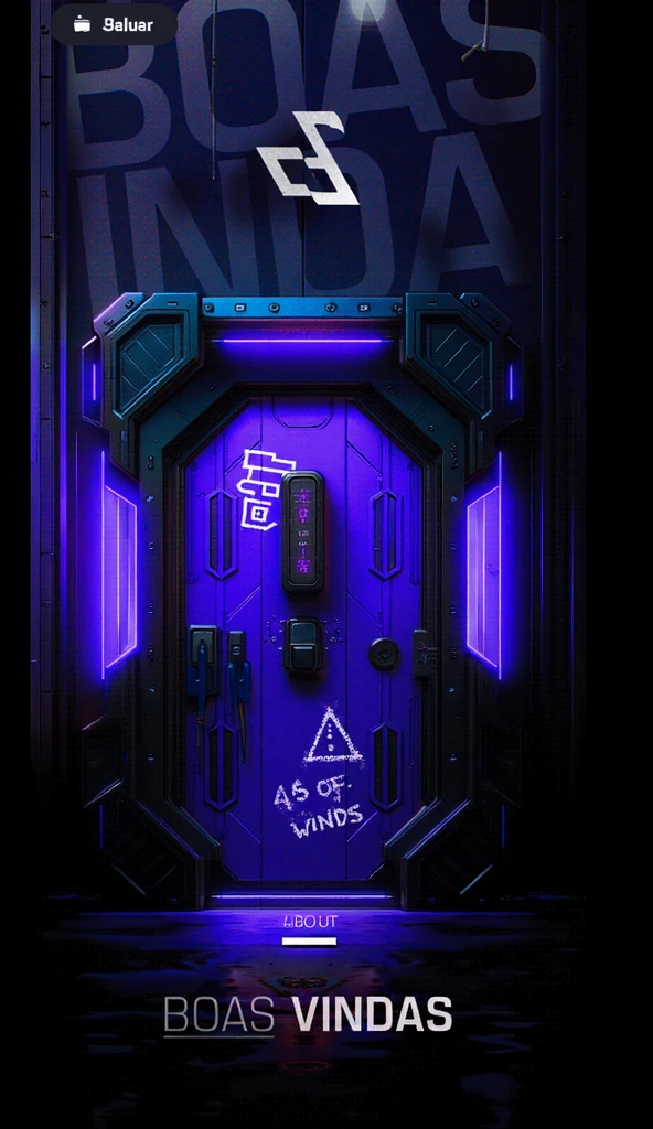 Imagine a futuristic door located in an environment reminiscent of a spaceship or an alien base. The door should be tall and narrow with a slightly pointed arch at the top, featuring a robust design with multiple metallic sections and reinforcements indicating a strong construction for high security or to withstand extreme environments. The predominant color of the door and the surroundings is a vibrant neon blue, illuminating the edges and contours of the door, creating an impressive visual effect that suggests advanced technology.
Incorporate blue lighting emanating from the floor and the edges of the door, illuminating the dark environment around it. Add alien symbols on the door itself, including a symbol resembling a triangle with a circle on top, positioned on the lower central part of the door. The overall style should be highly detailed and ultra-realistic, emphasizing an aesthetic of advanced technology.
