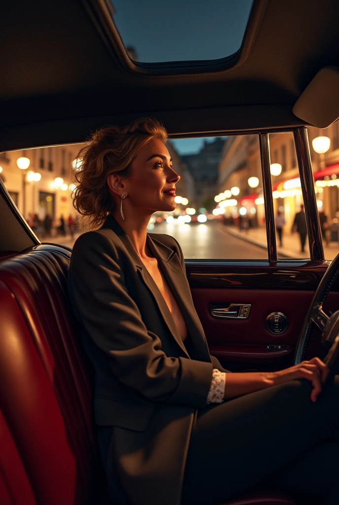 It was a great success、Enjoying a night in Paris in a luxury car