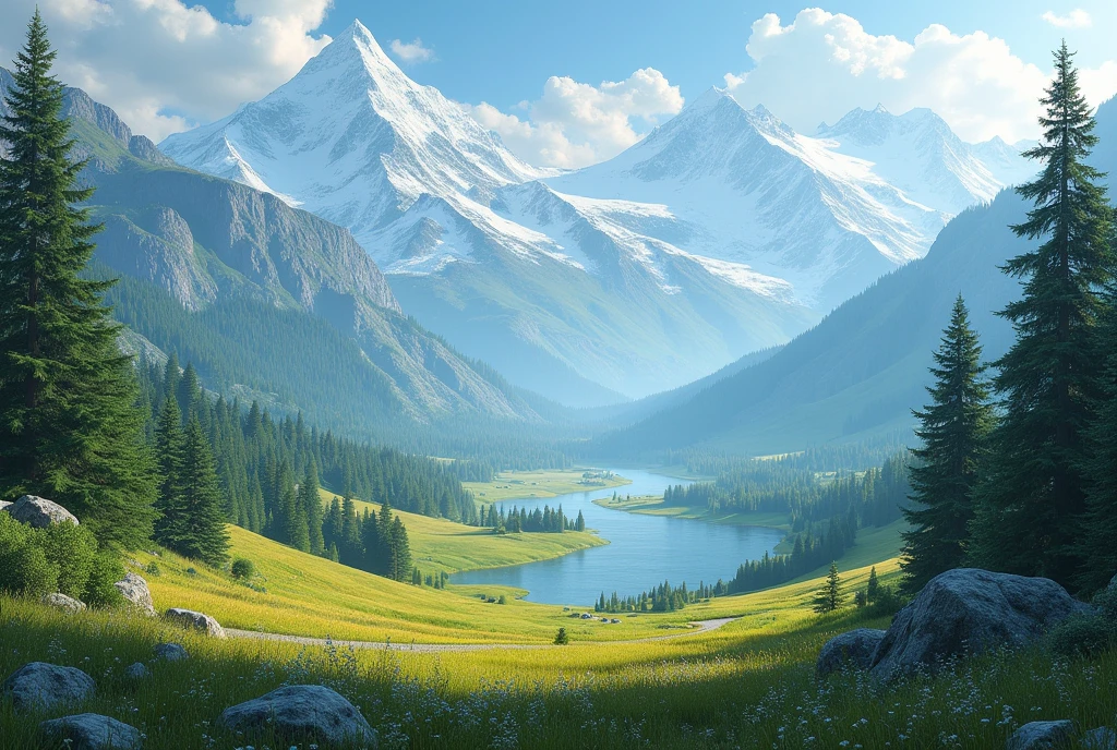  Images of mountains, forests, rivers and fields can convey the majesty and divine protection mentioned in Psalm 91