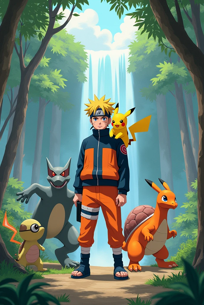 Naruto with Pokemon
