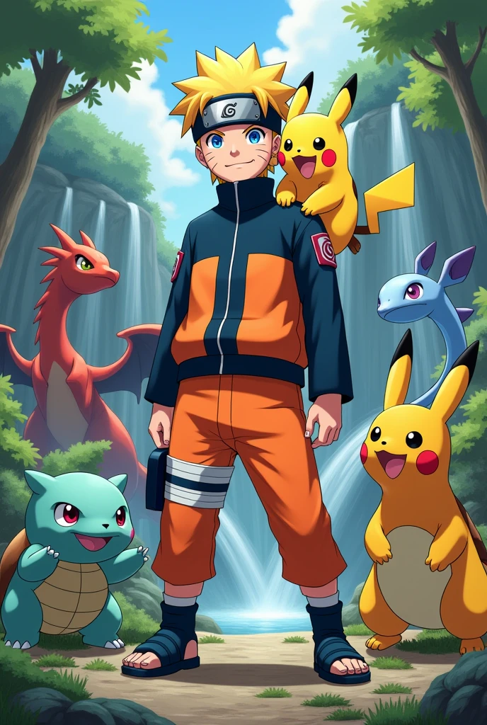Naruto with Pokemon