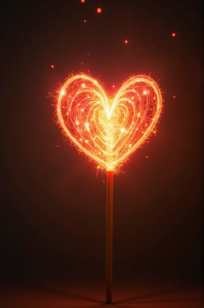 A beautiful lightstick full of details and with a heart 

