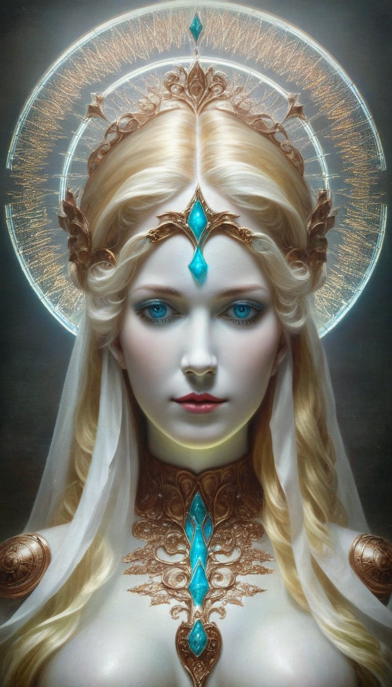 score_9, score_8_superior, score_7_superior, 8k,Ultra-high-definition CG,masterpiece,Highest quality,Very detailed,Ultra-realistic,Realistic,Increased depth of field,Cinematic lighting, Magnificent View, 1 person, 1 person, Blonde Goddess, Perfect white hair girl, Glowing White Skin, Beautiful Goddess, Very detailedな女神ショット, Very detailedなアートジェム, Beautifully detailed body and face, In the style of Urop, Beautiful blonde girl, , Like ArtJam, Fine and soft