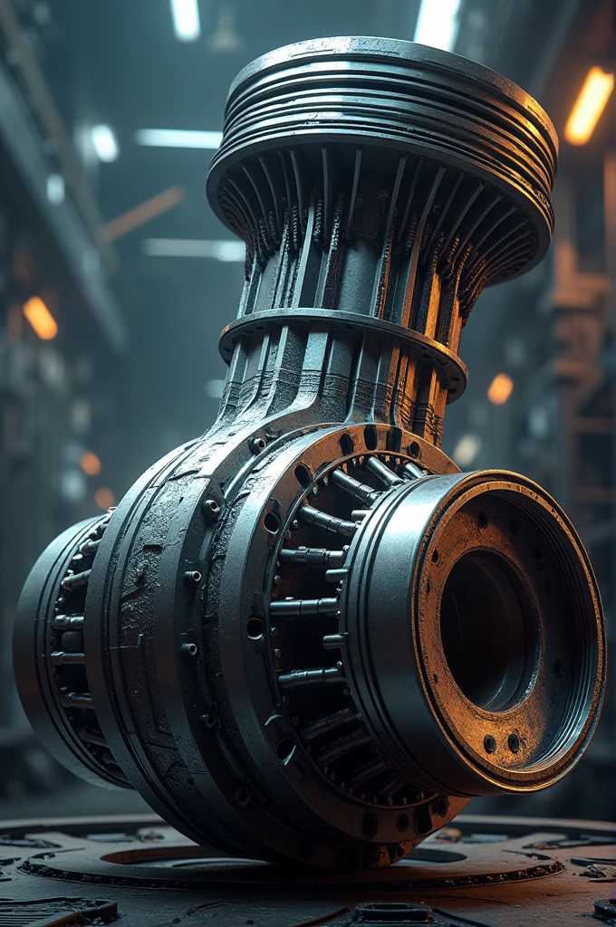 Cool piston with roots