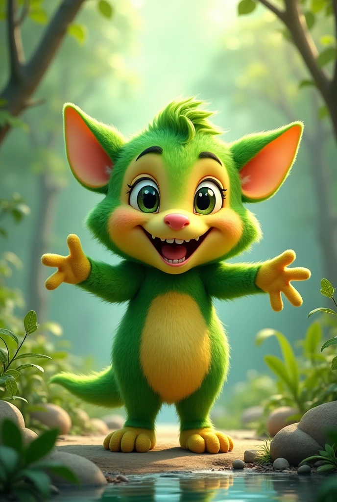 Create a sustainability-themed mascot
