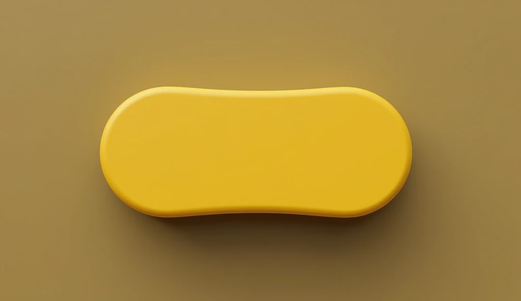 Create the 3D Flat Button shape with no text yellow dark gradient flat shape button not Square shape