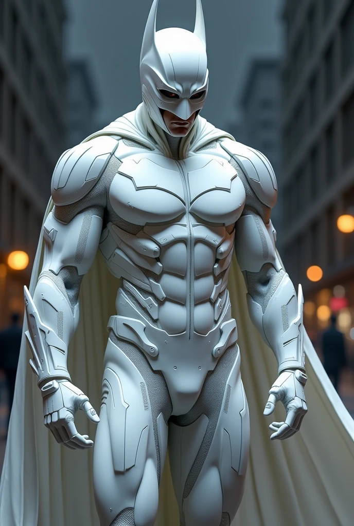 White batsuit 
