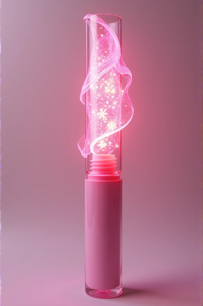 A lightstick full of pink details and with an innovative and different shape, beautiful and delicate.