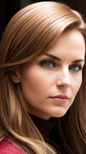  A German woman focus on the face 