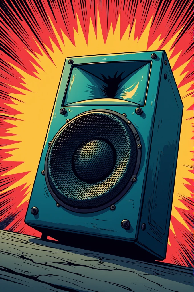 Speaker box , comic type