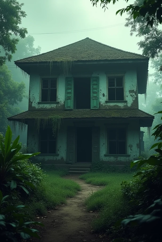 Abandoned Javanese house, there are ghost sightings