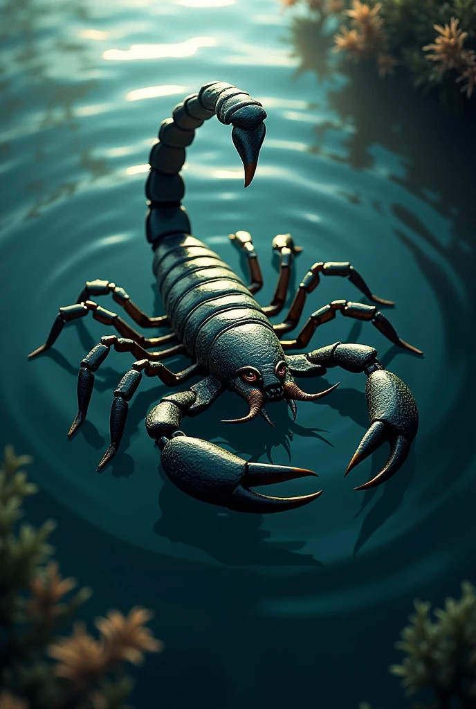 Scorpio classic in water in black