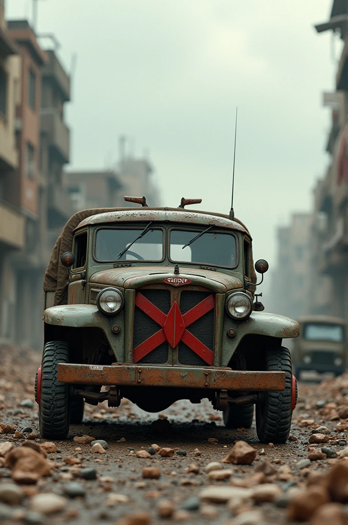 RED MOSQUITO CAR IN THE WAR