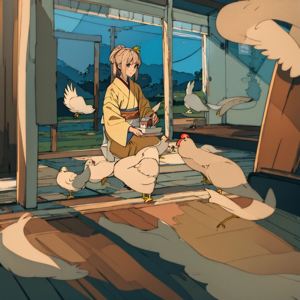 chicken kimono