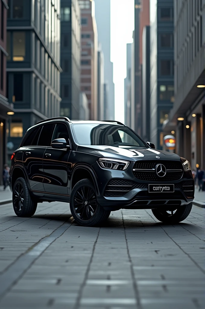 Scarpio classic suv car in black colour