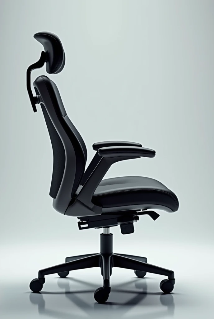 Description of Smart Chair with Posture Feedback 1. Design and Structure:

Ergonomic and Elegant: Adjustable seat and backrest with high quality materials and modern finish.
Lumbar Support: Curved backrest for proper support.
2. Technology and Feedback:

Posture Sensors: Integrated to monitor the position of the spine.
LED indicators: colors (Unripe, yellow, rot) provide visual feedback on posture.
3. Display e Controles:

digital screen: Displays posture information and adjustment suggestions.
Intuitive Controls: Buttons or touch panel for adjustments and settings.
4. Connectivity and Additional Features:

Mobile App: Bluetooth connection for detailed monitoring and feedback customization.
Massage and Warming Up: Additional functions for comfort.
5. Adjustments and Comfort:

Adjustable Base: Adjustable height and tilt for ergonomics.
Arm and Headrests: Adjustable for additional support.
The chair combines modern design with advanced technology to promote healthy posture and provide additional comfort..
