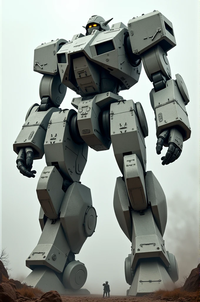 Giant robot up close