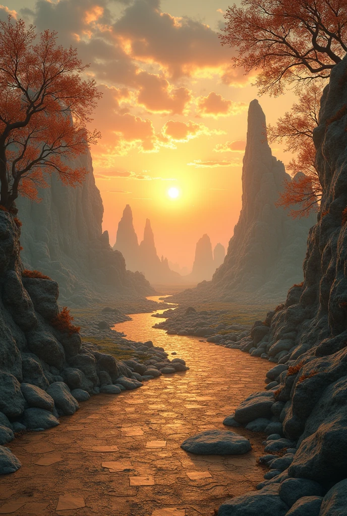 "Create an image with an artistic background The background could be an old map or a soft sunset. The atmosphere should be inspiring and moving."