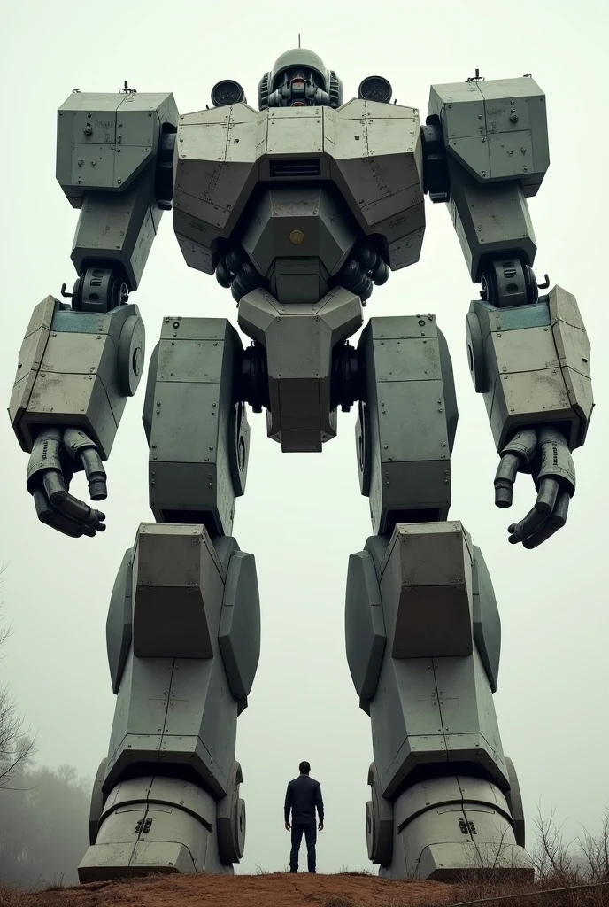 Giant robot up close 