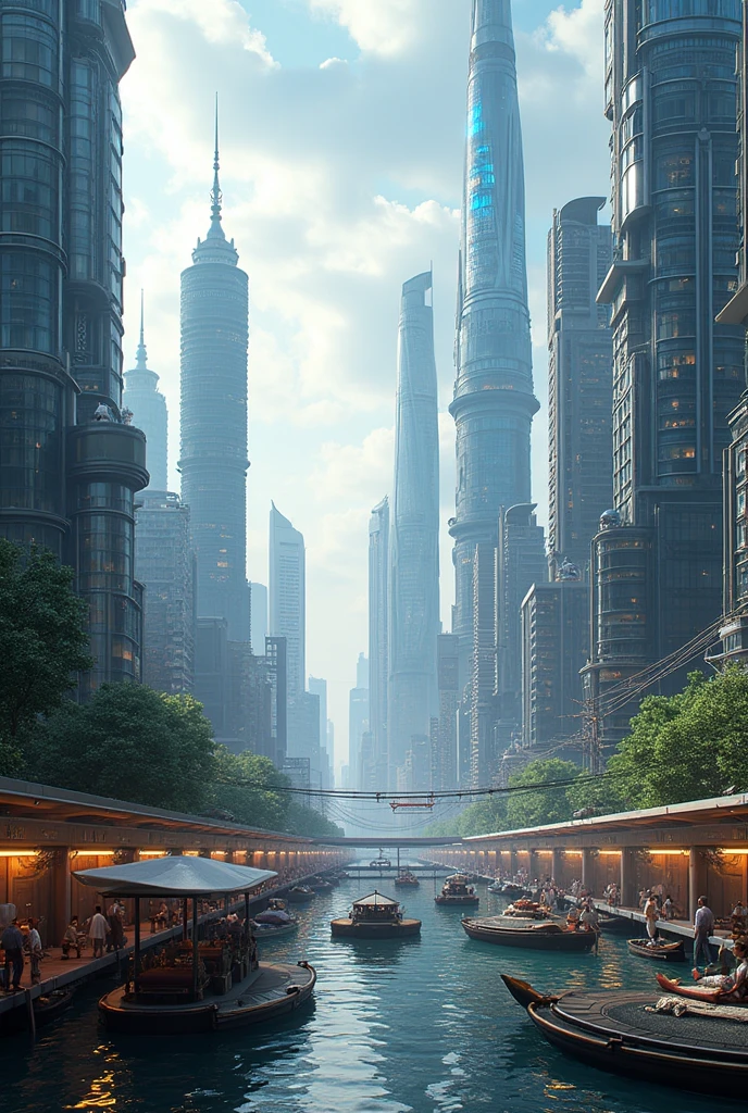 make me banghok in the future in futuristic mode